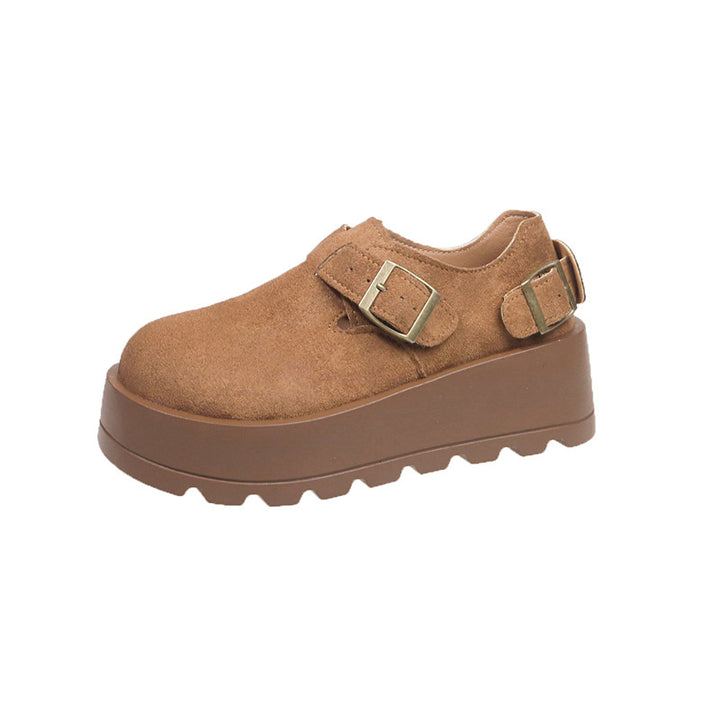 Women’s clogs with trendy buckle design and cushioned sole Lune London