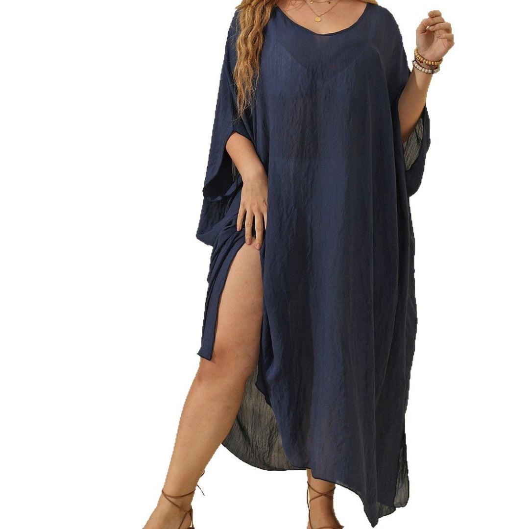 Ladies Light Beach Dress Off-Shoulder Lune London