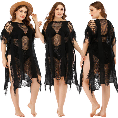 Women Fringe Network Beach Kimono Lune London