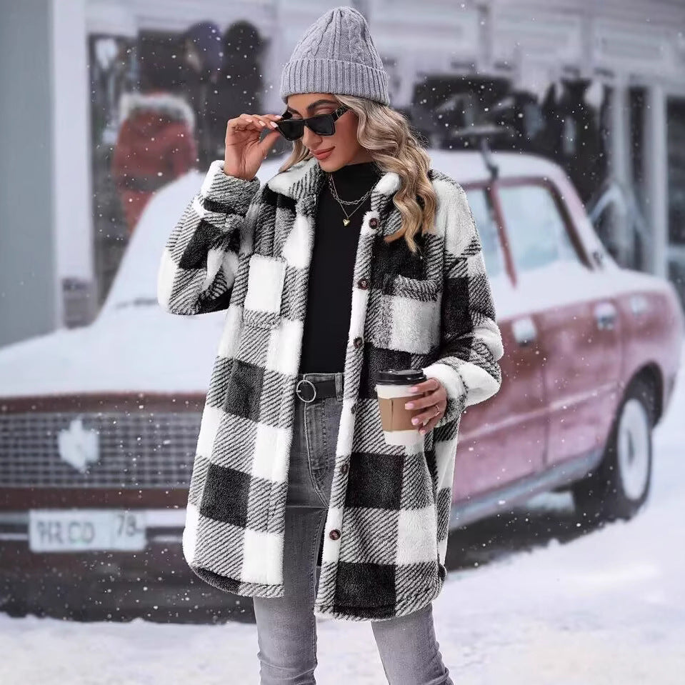 Women's Flannel Winter Jacket Lune London