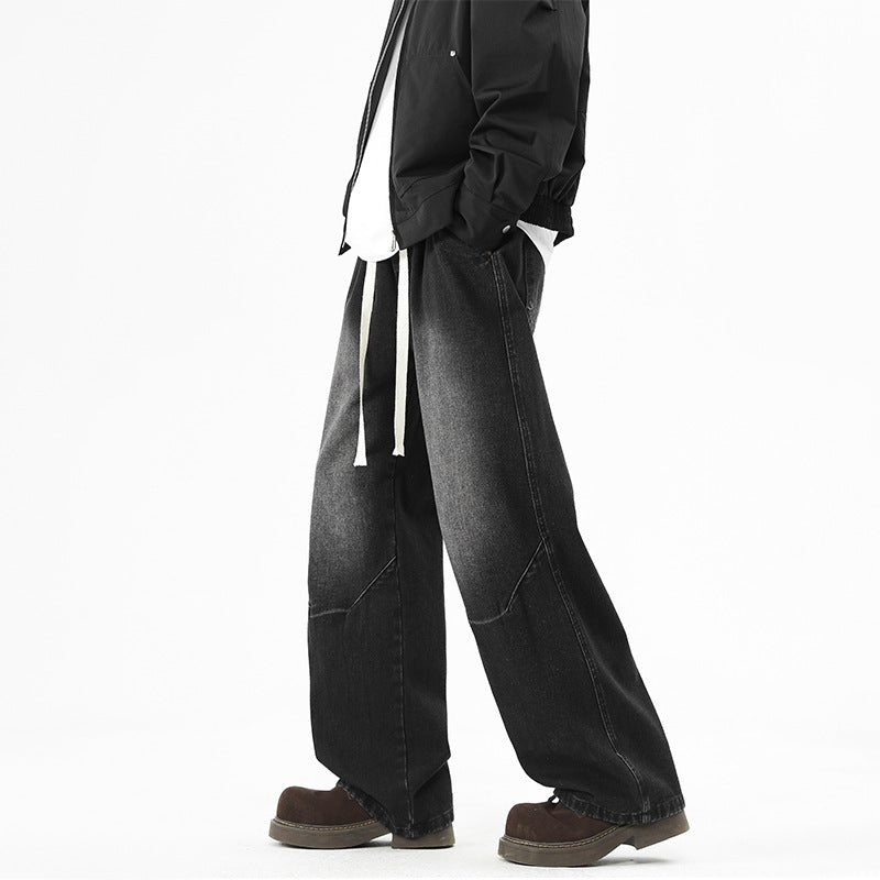 Wide high-waisted jeans for women with trendy details Lune London