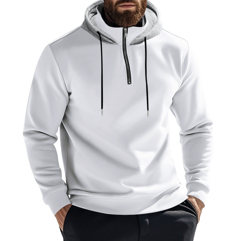 Men's hoodie with modern zipper and stylish cut Lune London