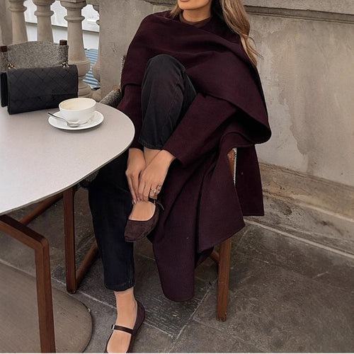 Elegant and versatile women Poncho-Jacket Lune London