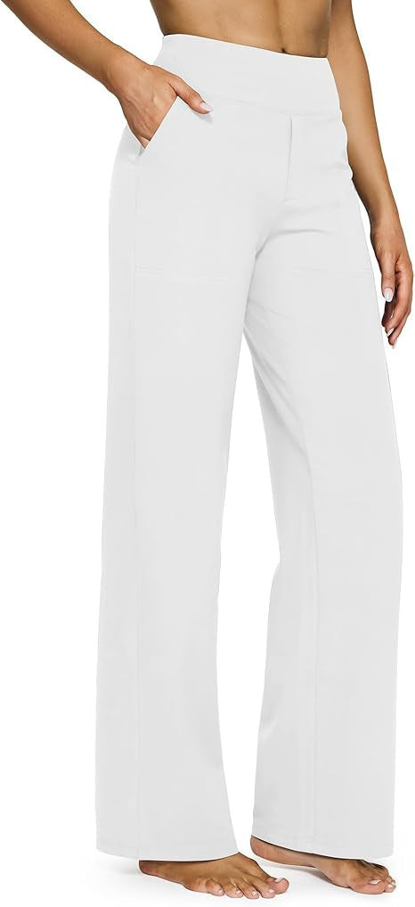 Women Wide-Leg Lounge Pants with Elastic Waist Lune London