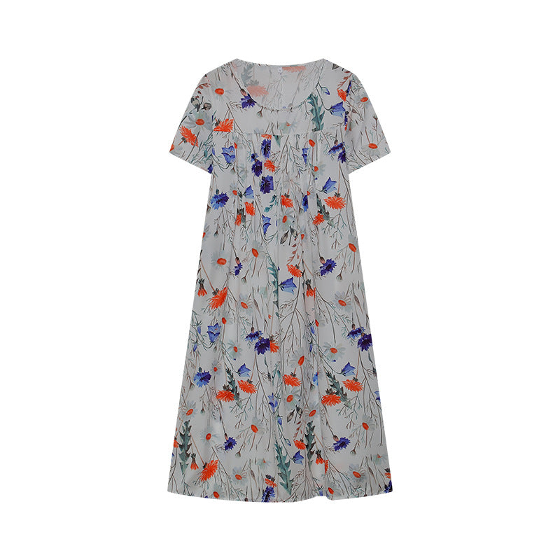 Chic and stylish women's floral casual maxi dress