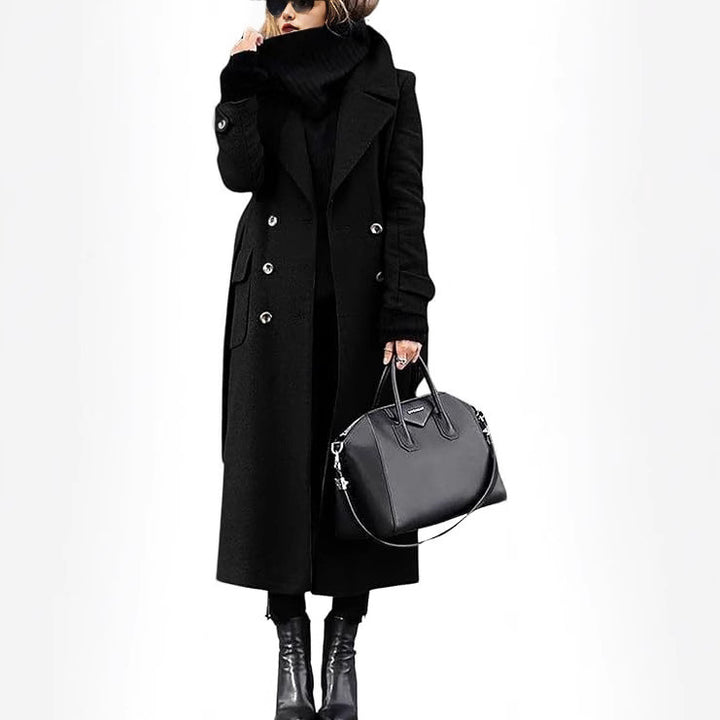 Ladies elegant wool coat Lune London