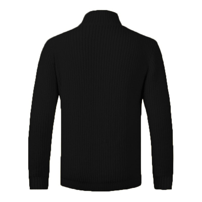 Comfortable knit jacket for men with button closure Lune London
