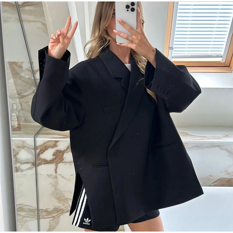 Women's Oversized Blazer In Contemporary Cut Lune London