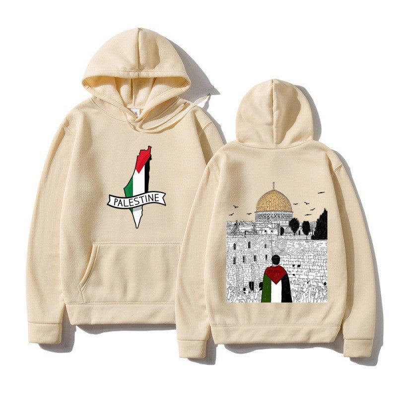 Women's hoodie with cultural motif and unique graphic design Chic & Stil