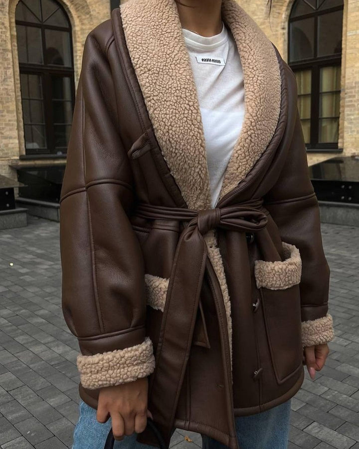 Oversized women's jacket with high-quality interior Lune London