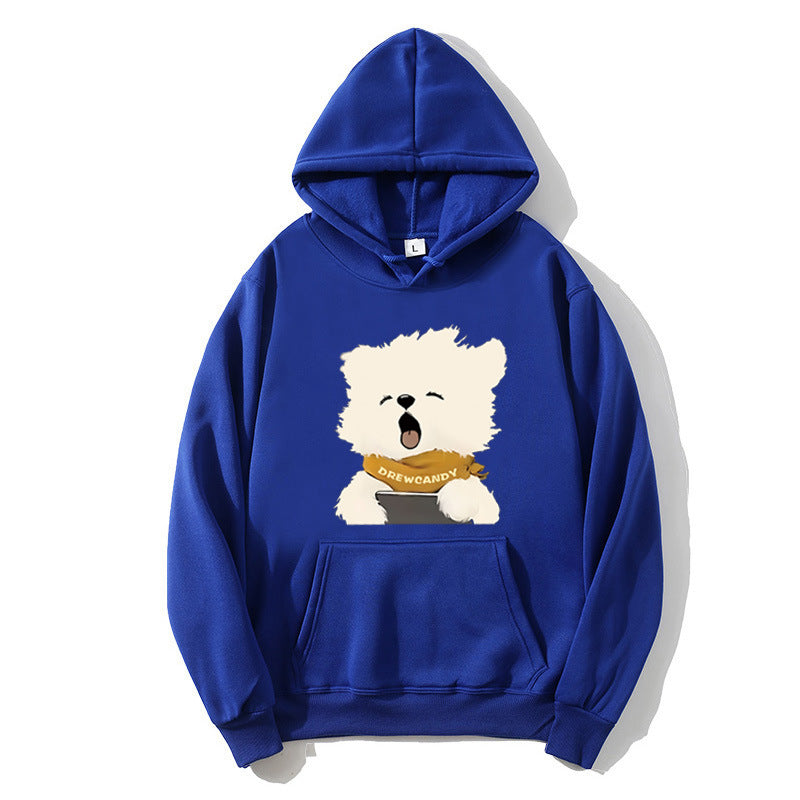 Women’s hoodie with cute dog front print Chic & Stil