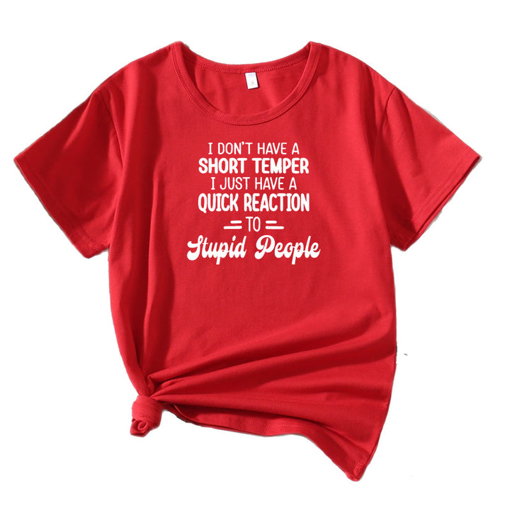 Funny quote T-shirt women Lune London