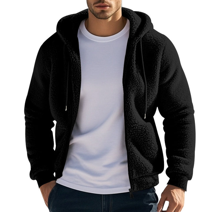 Men's fleece jacket with oversized cut Lune London