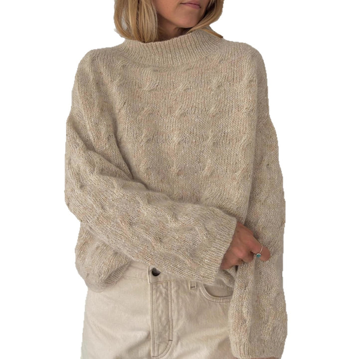 Ladies Chunky Knit Sweater Lune London