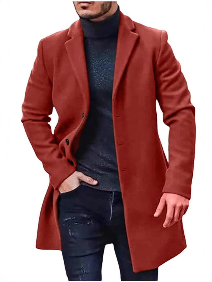 Elegant coat for men with classic lapel Lune London