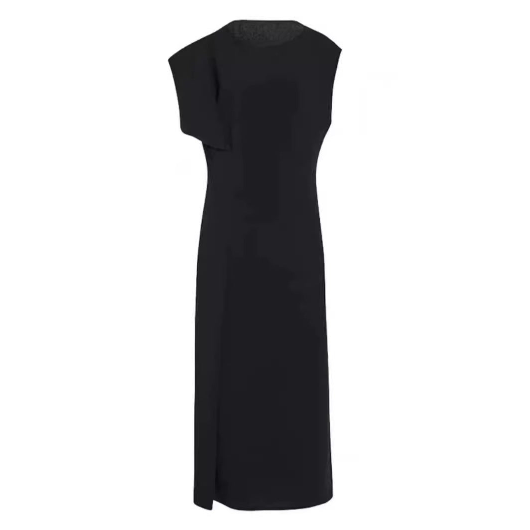 Robe midi fluide pour femmes avec décolleté réduit Chic & Stil
