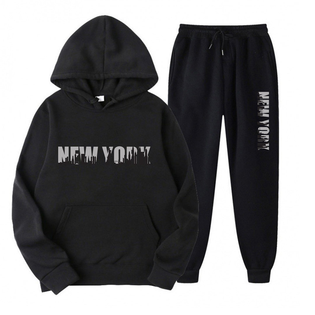 Women's sporty tracksuit with stylized New York print Chic & Stil