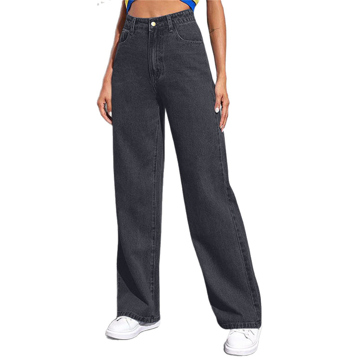 Women's Loose High-Waist Jeans in a Casual Fit with Elegant Details Lune London