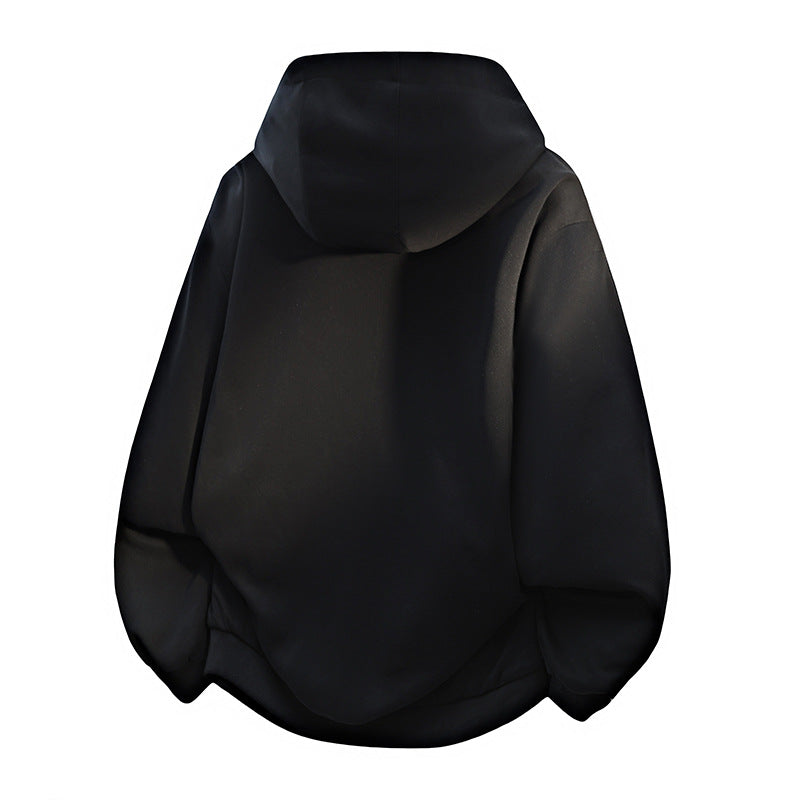 Oversized women's hoodie jacket with double fleece lining and side pockets Lune London