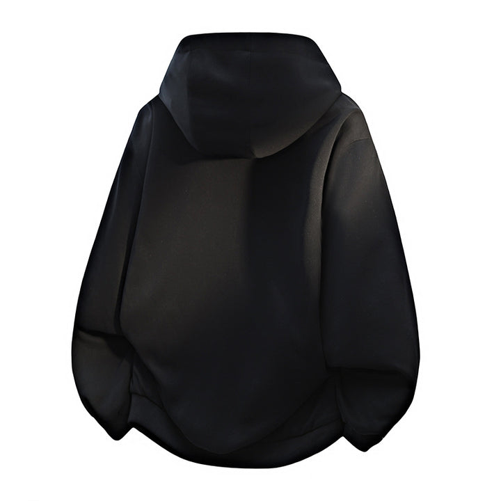 Oversized women's hoodie jacket with double fleece lining and side pockets Lune London