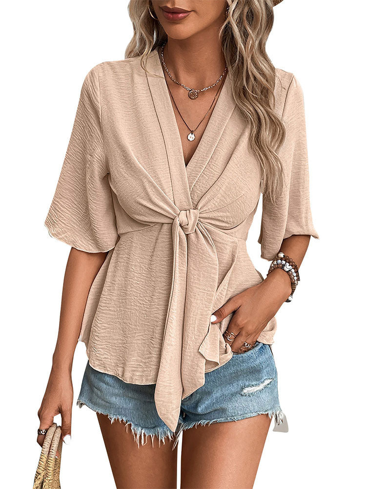 Braided scarf to tie for women - blouse Lune London