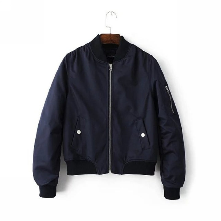 Women's bomber jacket with practical pockets and sporty fit Lune London