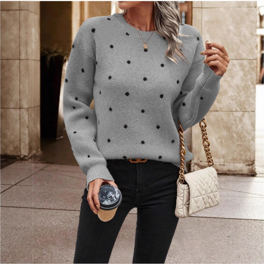 Sweater pour femmes avec un motif ludique et une coupe confortable Chic & Stil
