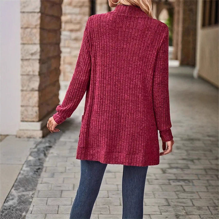 Women's vest with textured design and practical pockets Lune London