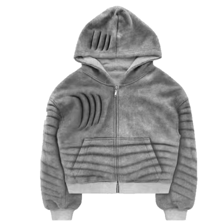 Veste hoodie femme avec dégradé tendance et zip pratique Chic & Stil
