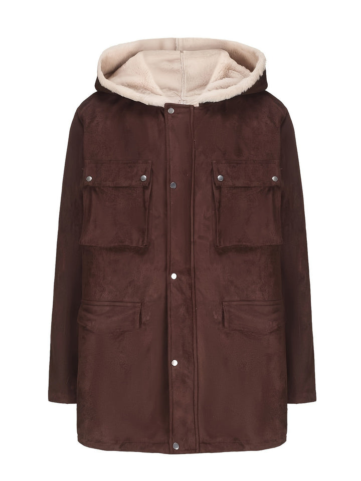 Lune London Women's Wrap Jacket with Cozy Lining