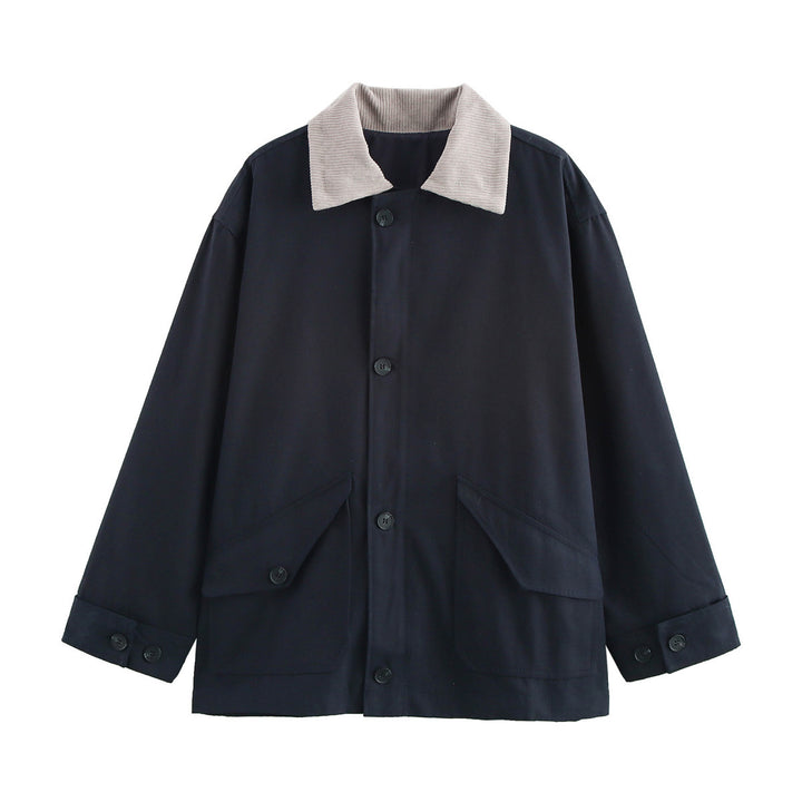Ladies Utility Jacket with loose fit and classic collar Lune London