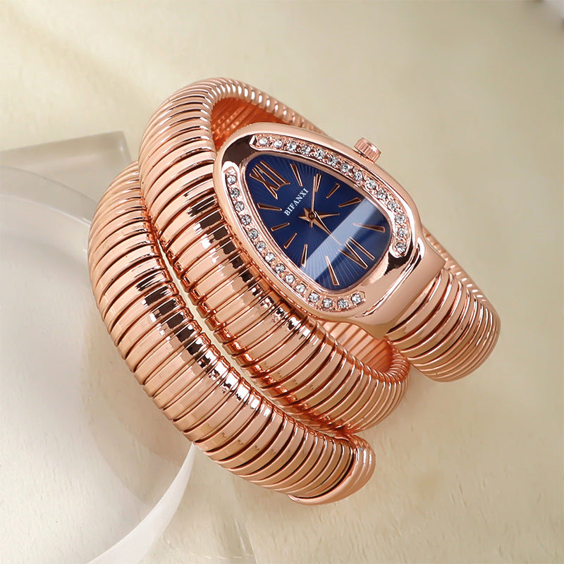 Lune London | Snake Watch with Quartz Movement and Personal Bracelet