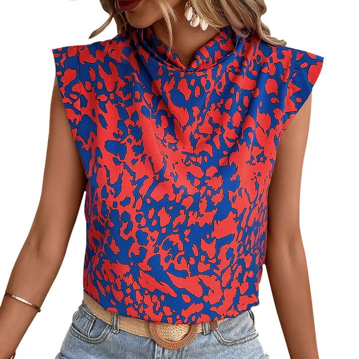 Haut pour femme avec capuche et imprimé animal Chic & Stil