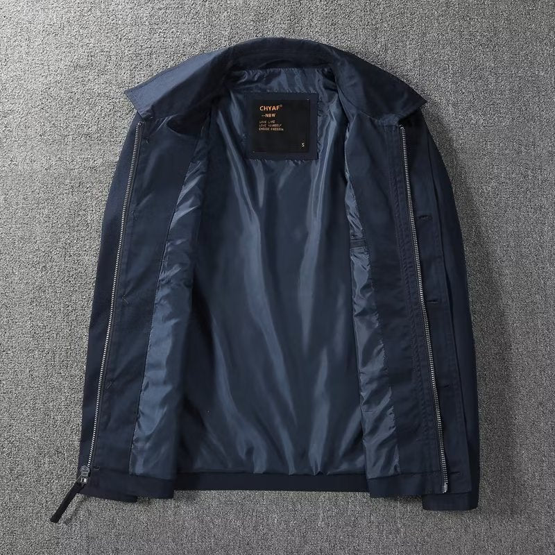 Fashionable men's transitional jacket with a versatile fit and practical pockets Lune London
