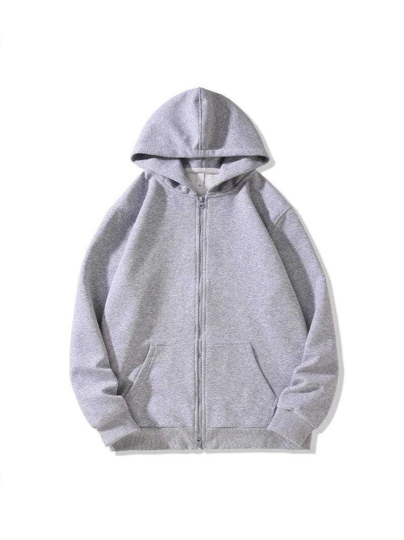 Ladies hoodie jacket with full zip and practical pockets Chic & Stil