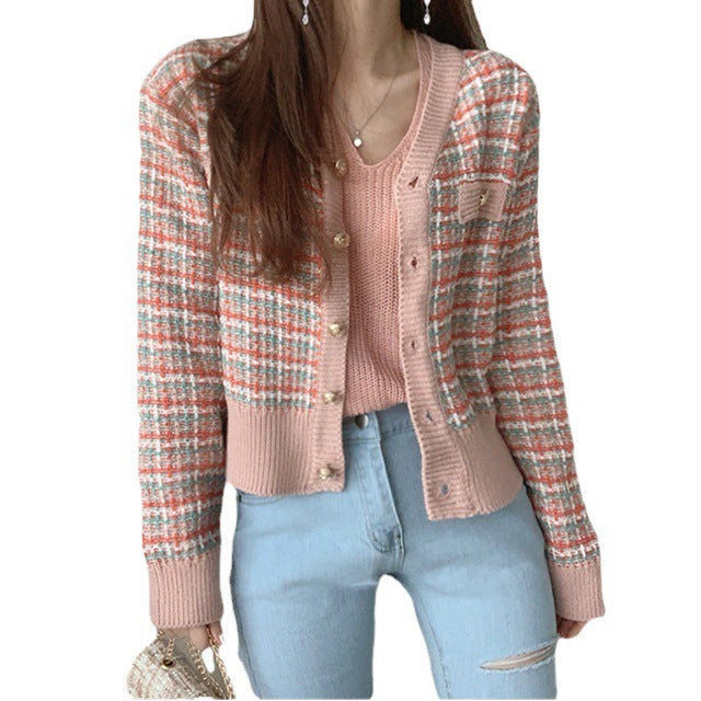 Lune London Elegant Boucle Knit Jacket for Women