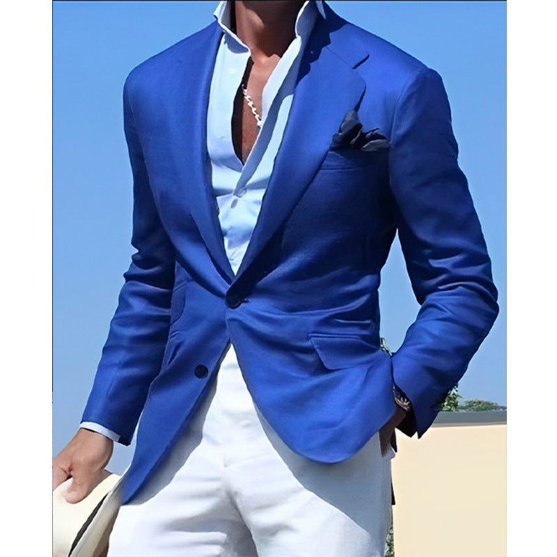 Elegant linen blazer for men with slim fit Lune London