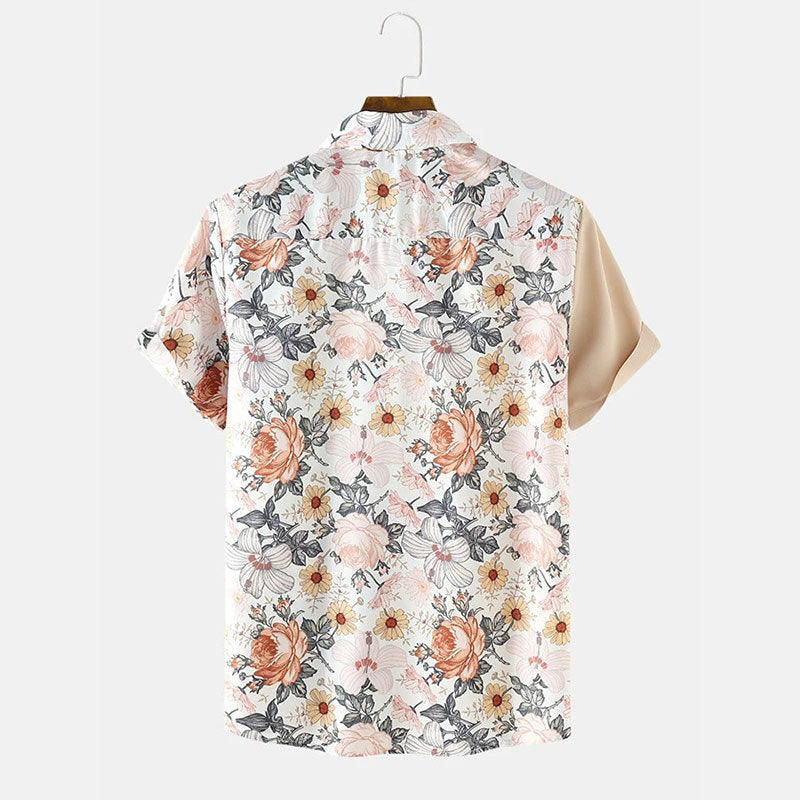 Men's Short Sleeve Floral Shirt Lune London