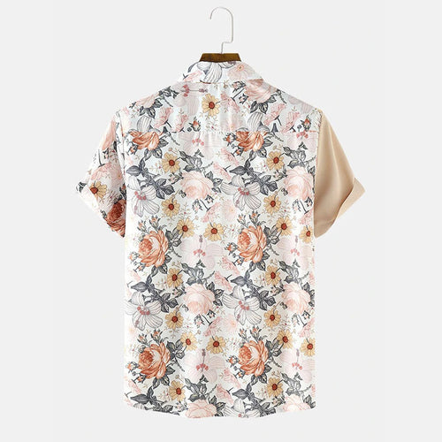 Men's Short Sleeve Floral Shirt Lune London