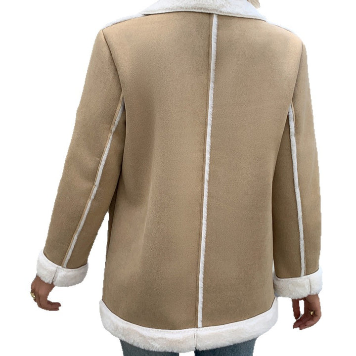 Fashion jacket for women with soft faux fur lining and elegant pockets Lune London