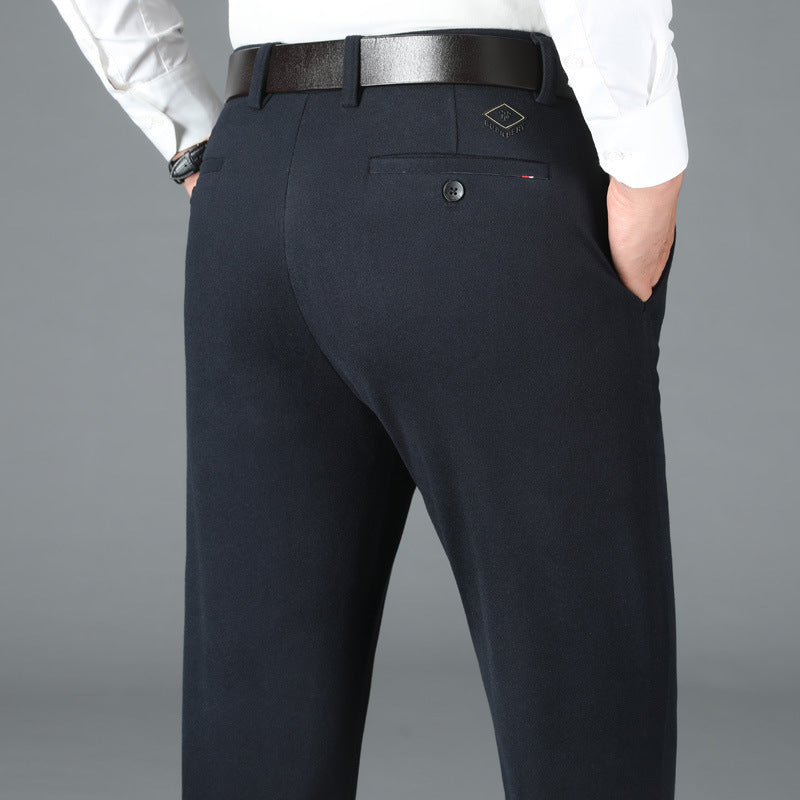 Elegant business trousers for men in fine cotton Lune London