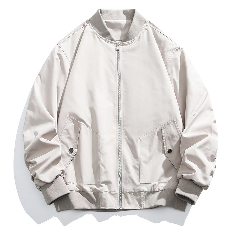 Casual bomber jacket for women with side pockets and zipper Lune London