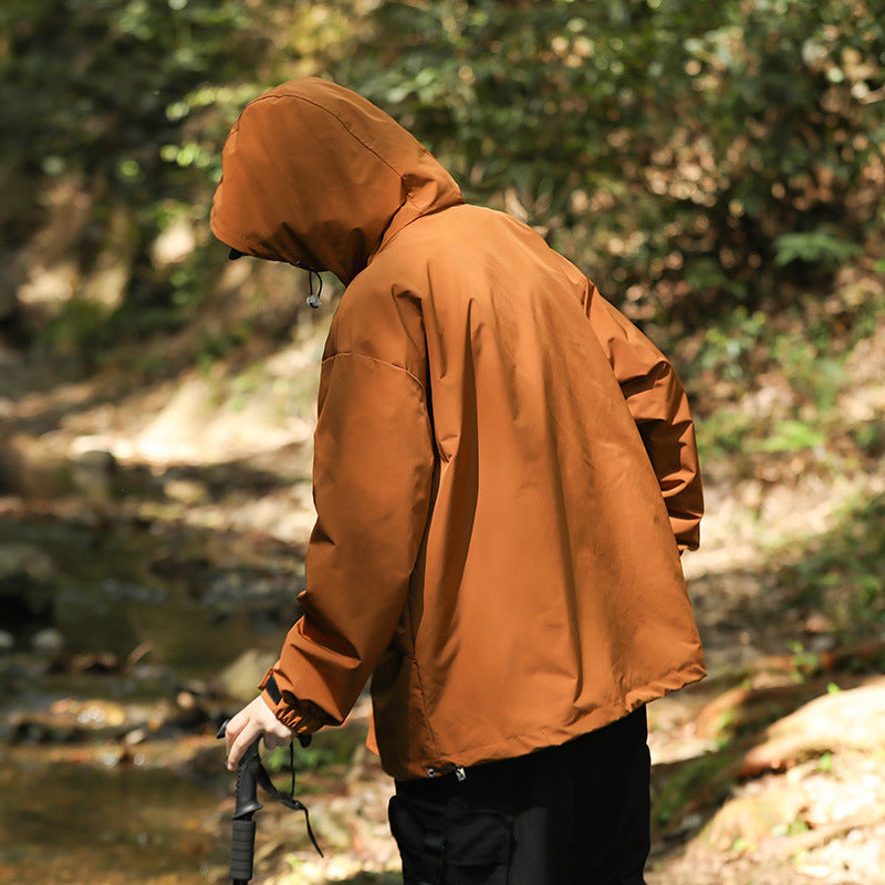 Men's waterproof outdoor jacket with versatile pockets Lune London