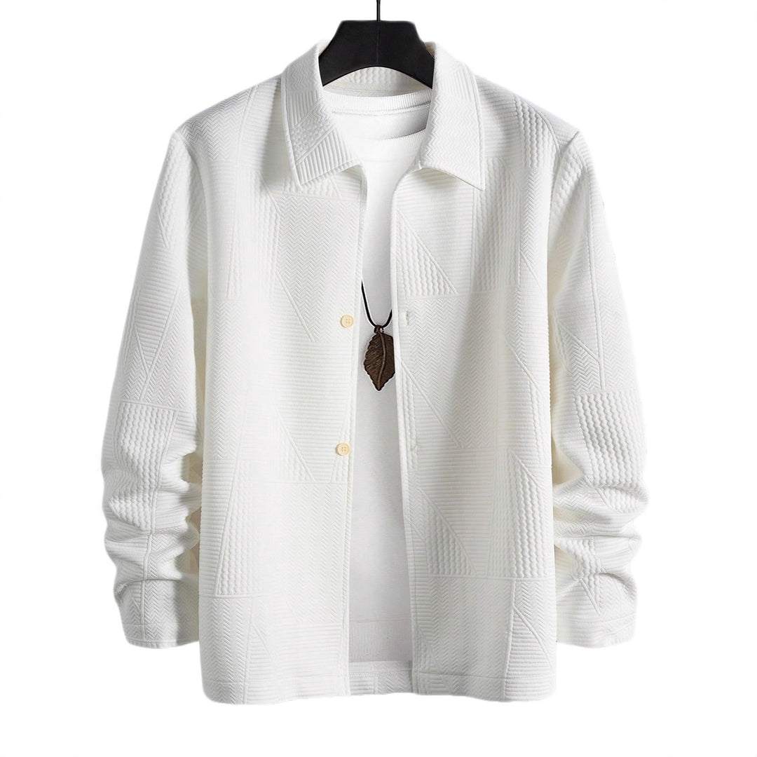 Shirt jacket for men, with a structured design and practical buttons Lune London