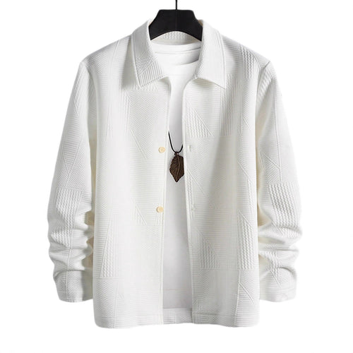 Shirt jacket for men, with a structured design and practical buttons Lune London
