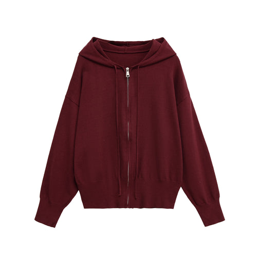 Casual hooded jacket for women with zipper and soft lining Lune London