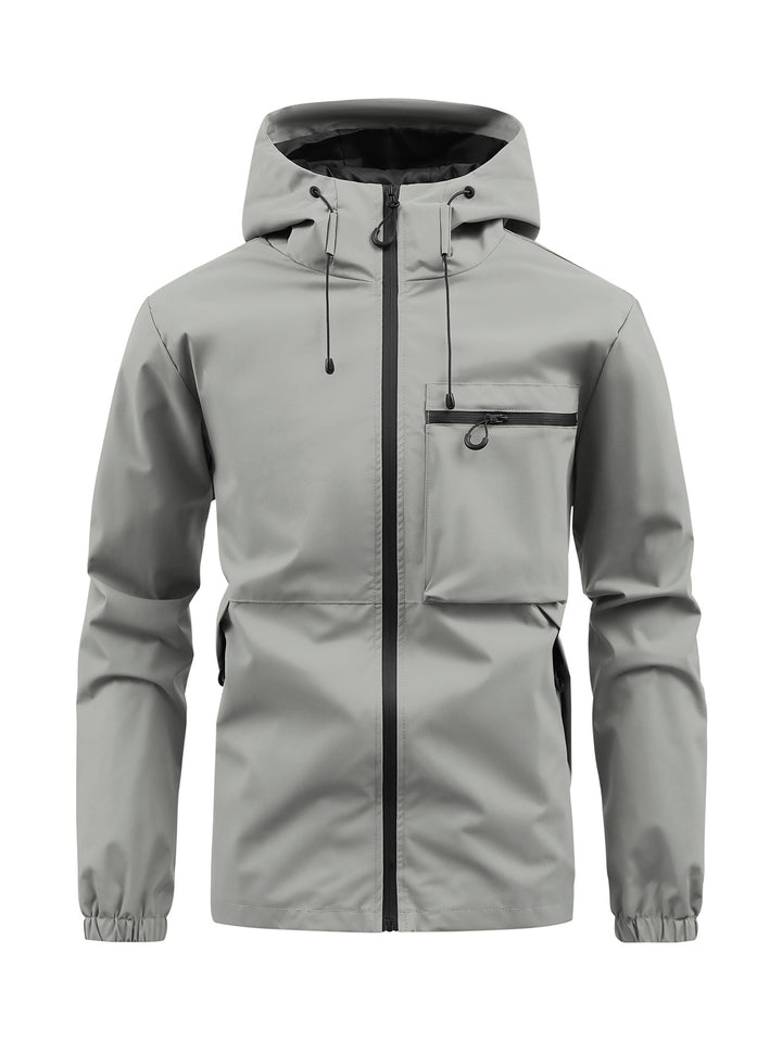 Veste de pluie respirante pour hommes avec capuche réglable Lune London