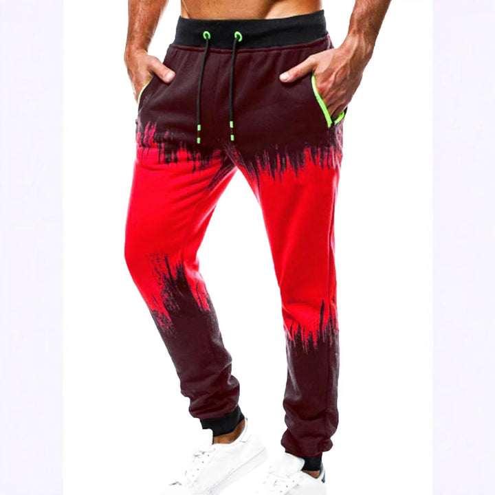 Men's sporty joggers with modern color gradient effects Lune London