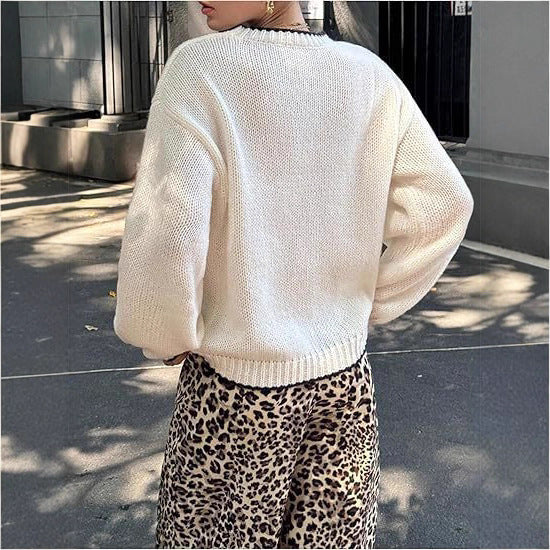 Women's sweater with unique lobster pattern and lightweight knit Lune London