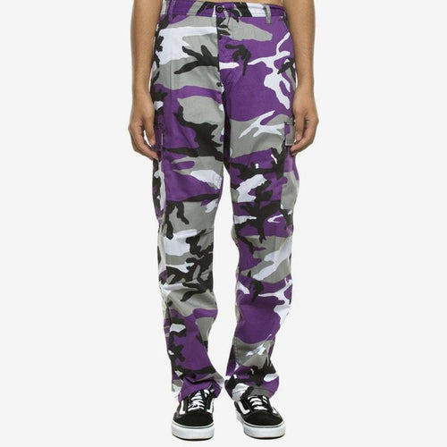 Men's cargo pants with modern camouflage design Lune London